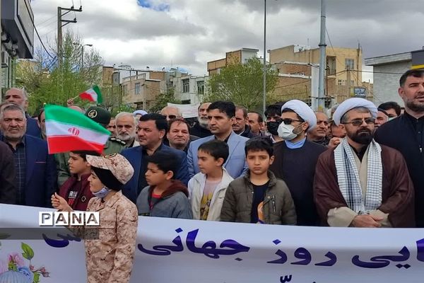 حضور مردم خرمدره در راهپیمایی روز قدس