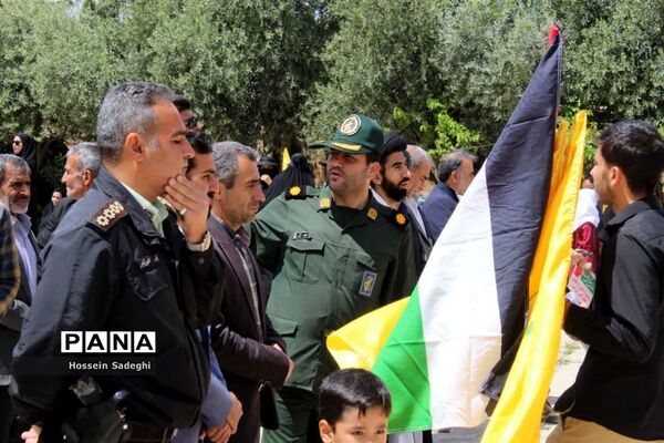 حضور با شکوه مردم ویسیان در راهپیمایی روز جهانی قدس