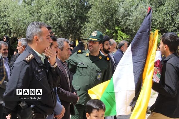 حضور با شکوه مردم ویسیان در راهپیمایی روز جهانی قدس