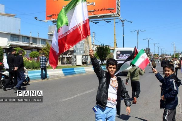 راهپیمایی روز قدس در شهرستان جوادآباد