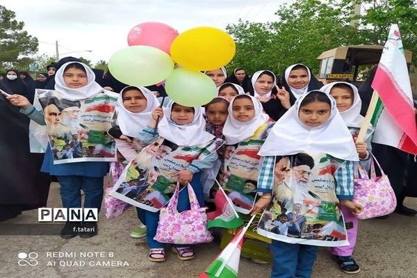 راهپیمایی باشکوه روز قدس در شهر صفی آباد