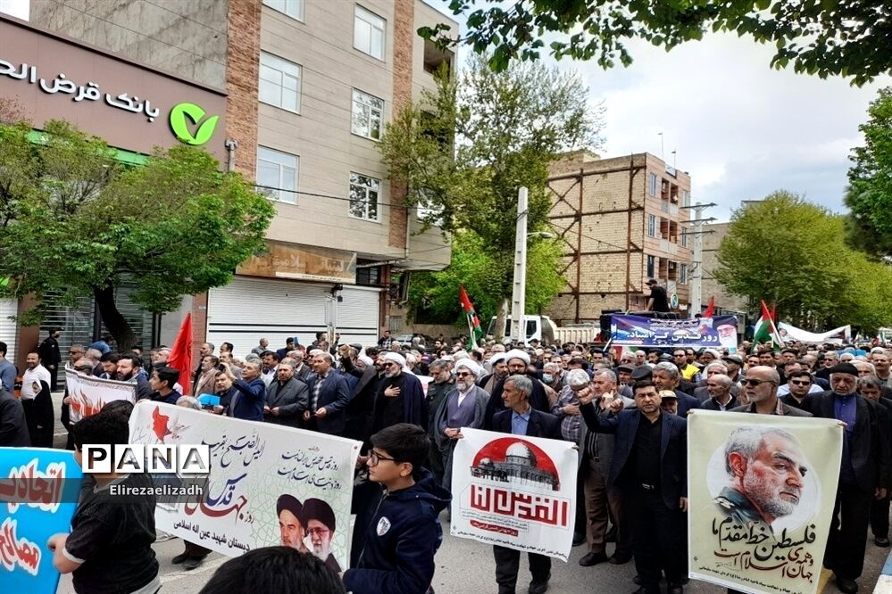 راهپیمایی روز جهانی قدس درقزوین
