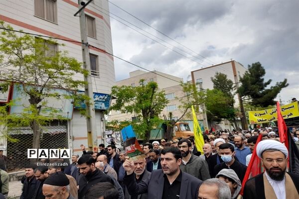 راهپیمایی روز جهانی قدس درقزوین