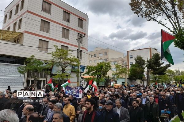 راهپیمایی روز جهانی قدس درقزوین