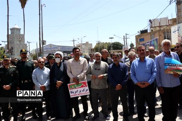 راهپیمایی روز قدس در اندیمشک