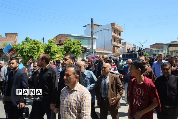 راهپیمایی روز جهانی قدس در میاندورود