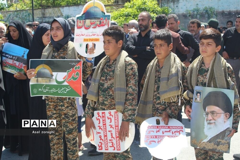 راهپیمایی روز جهانی قدس در میاندورود