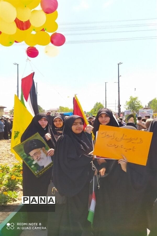 راهپیمایی روز جهانی قدس در گیلان