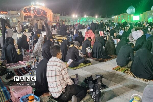 مراسم احیای شب بیست و سوم ماه رمضان در قم