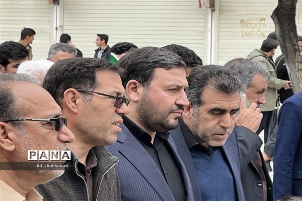 حضور پرشور فرهنگیان و دانش‌آموزان کرمانشاه در راهپیمایی روز قدس