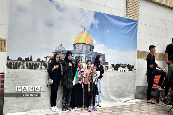 راهپیمایی روز قدس در شهر جعفریه قم