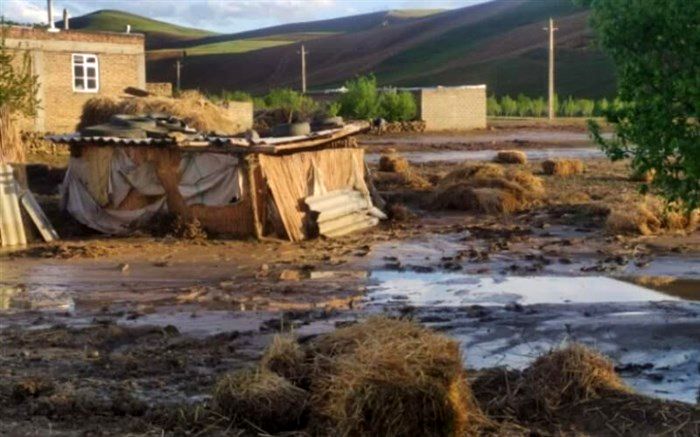 خسارت سیل به مناطق عشایری آذربایجان‌‌شرقی