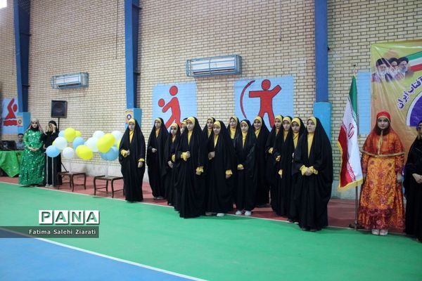 افتتاحیه برنامه فرهنگی ورزشی دختران آفتاب ایران در بوشهر