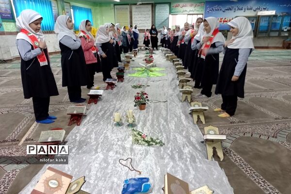 تجلیل و تقدیر از روزه اولی‌ها در دبستان دخترانه مهر قائمشهر