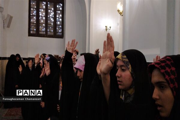 مراسم اعتکاف اتحادیه دانش آموزی انجمن اسلامی در جوار حرم مطهر رضوی