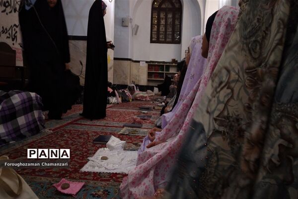 مراسم اعتکاف اتحادیه دانش آموزی انجمن اسلامی در جوار حرم مطهر رضوی