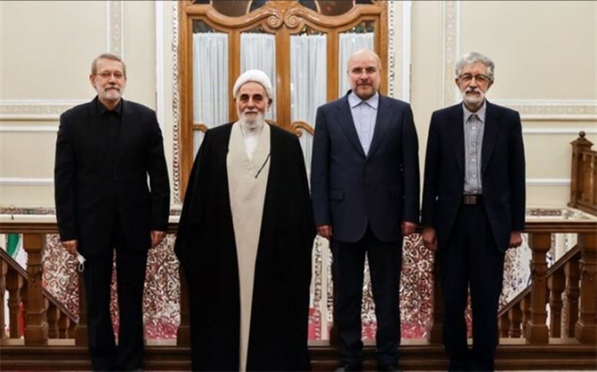 افطاری قالیباف با روسای سابق مجلس