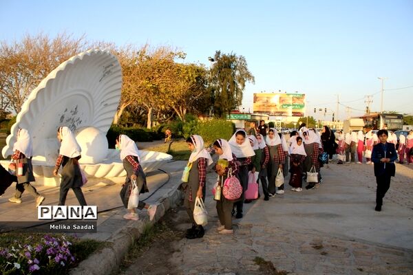 برگزاری جشن دانش‌آموزان روزه اولی در بوشهر