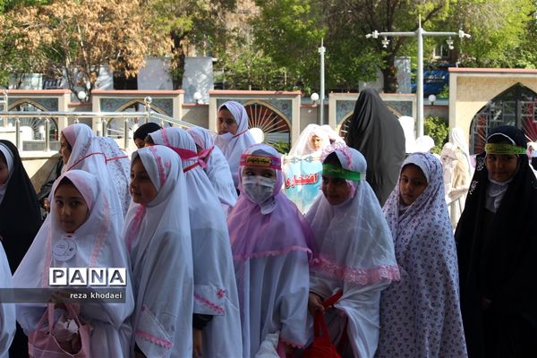 جشن بزرگ  ۱۰ هزار نفری دختران روزه اولی در تبریز -۲