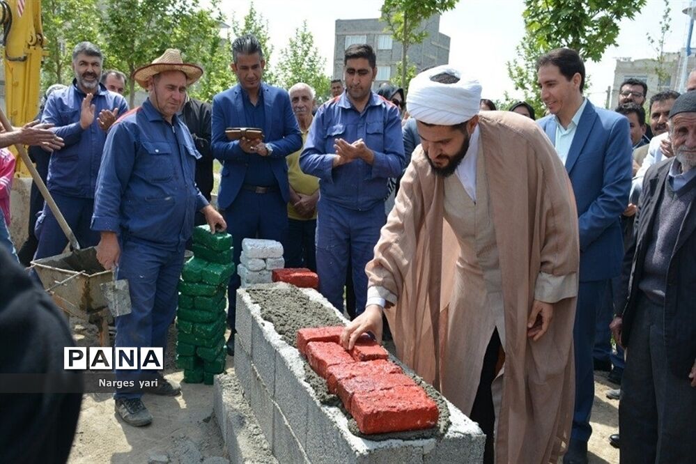 آیین کلنگ‌زنی ساخت 2 مدرسه در حصار زیرک شهریار
