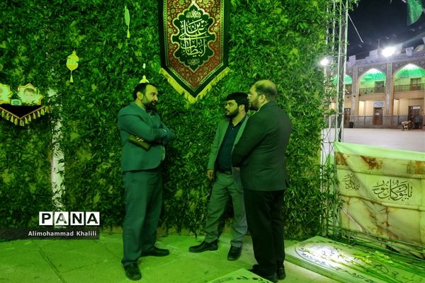 تجدید میثاق روسای سازمان دانش‌آموزی 3 شهر مقدس(مشهد،قم و شیراز) با شهدای دانش‌آموز شاهچراغ (ع)