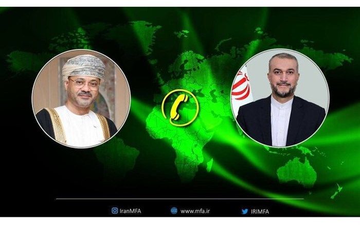 رایزنی وزیران امور خارجه ایران و عمان درباره تحولات منطقه