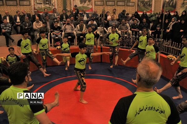 آیین تجلیل از پهلوان «محسن عاصی» در قم