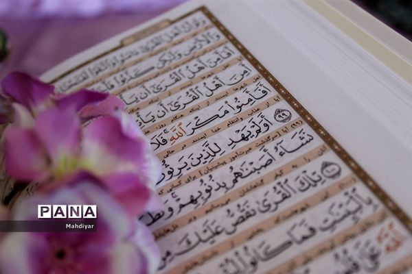 محفل انس با قرآن در امام‌زاده علی(ع) روستای جعفرآباد بخش جوادآباد