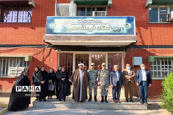 دیدار مسئولین آموزش و پرورش با فرمانده پدافند هوایی بهبهان بمناسبت روز ارتش