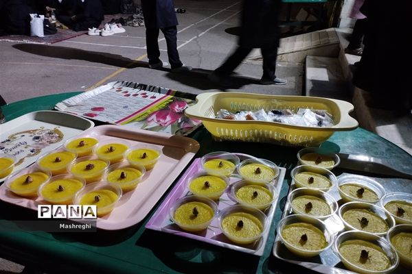 جشن ستارگان و سفره ضیافت افطاری در دبیرستان شاهد مس‌فروش کاشان