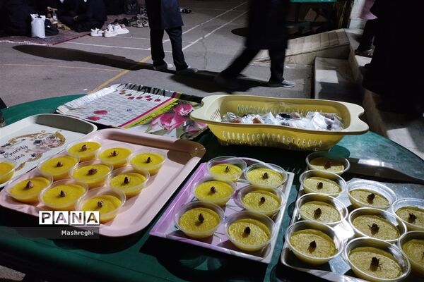 جشن ستارگان و سفره ضیافت افطاری در دبیرستان شاهد مس‌فروش کاشان