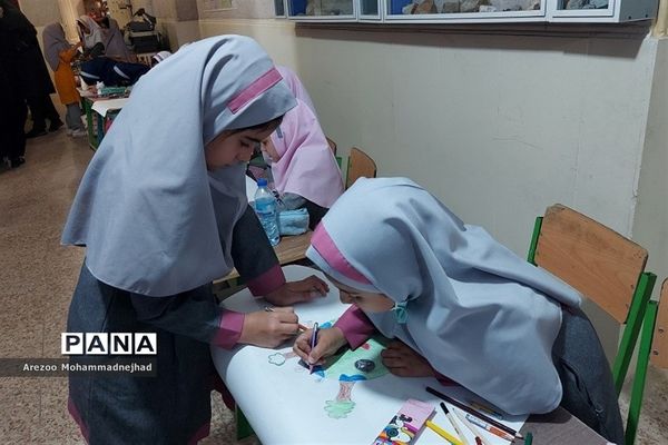 مسابقه نقاشی زمین پاک در پژوهش‌سرای باقرالعلوم قرچک