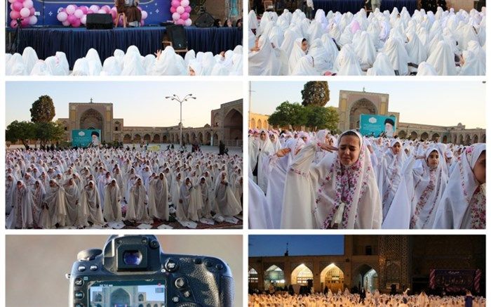 جشن باشکوه ۱۲۰۰ فرشته روزه اولی در قزوین