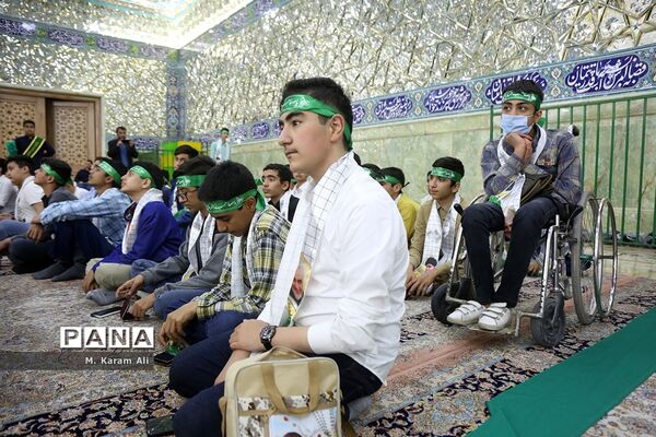 جشن پسران روزه‌اولی در حرم حضرت معصومه(س)