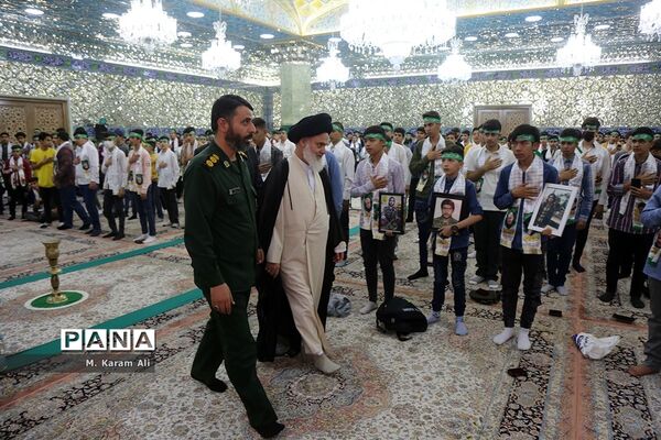 جشن پسران روزه‌اولی در حرم حضرت معصومه(س)