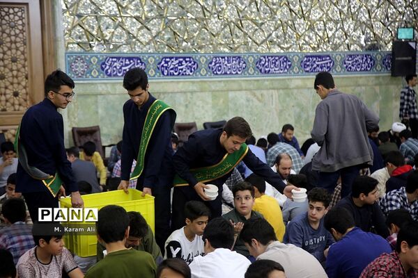 جشن پسران روزه‌اولی در حرم حضرت معصومه(س)