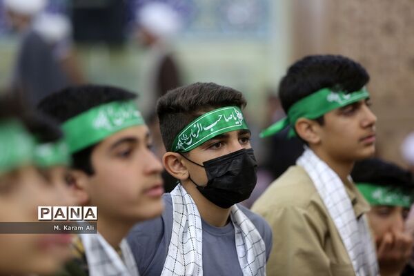 جشن پسران روزه‌اولی در حرم حضرت معصومه(س)