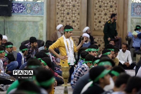 جشن پسران روزه‌اولی در حرم حضرت معصومه(س)