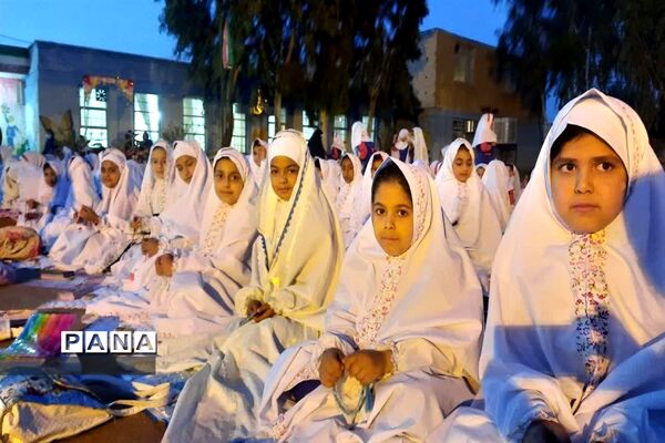 ضیافت افطاری آموزشگاه فاطمیه شهرستان خاتم