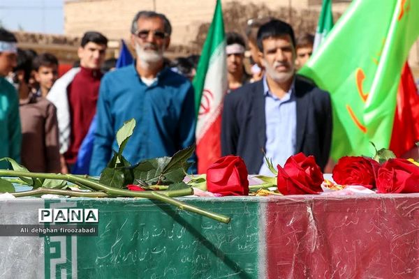 میزبانی دبیرستان شاهد حضرت ولی‌عصر(عج) میبد از شهید گمنام دوران دفاع مقدس