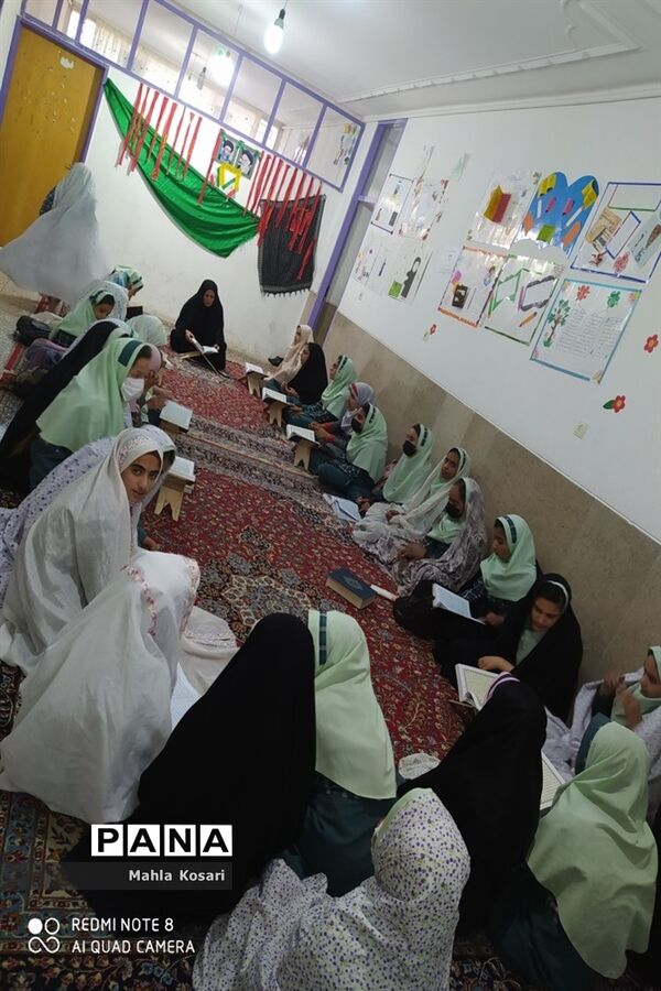 مراسم وداع با رمضان در مدارس شهرستان اقلید