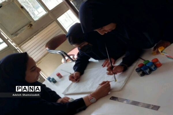 برگزاری طرح نقاشی همگانی در دبیرستان شاهد تقوا پیشگان