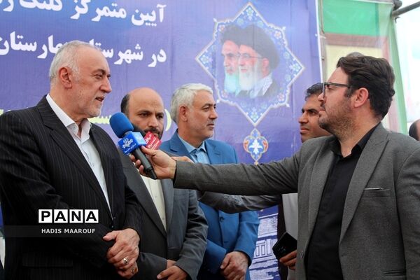 آیین خشت‌گذاری ۱۰ مدرسه در بهارستان 2