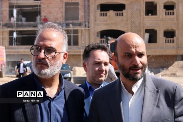 آیین خشت‌گذاری ۱۴۰ باب کلاس درس در شهرستان بهارستان