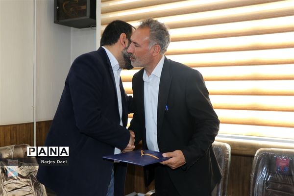 جلسه معارفه رئیس سازمان دانش‌آموزی خواف