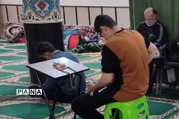 مراسم اعتکاف ماه مبارک رمضان در بهنمیر