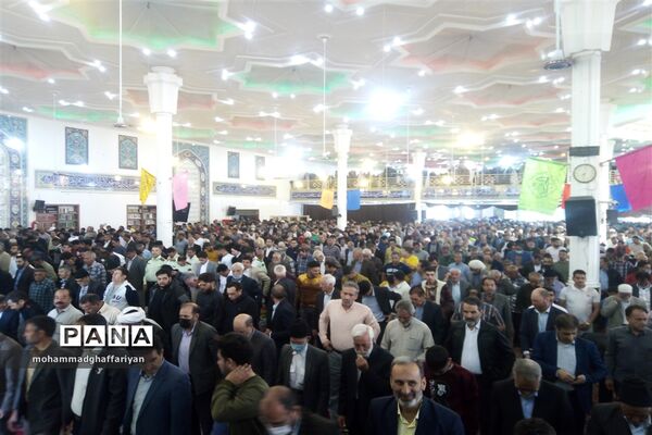 اقامه نماز عید سعید فطر در تربت جام