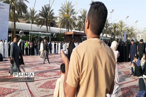نماز عید فطر در کربلای معلی