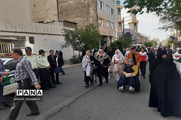 مراسم نماز عید بندگی در منطقه ۹