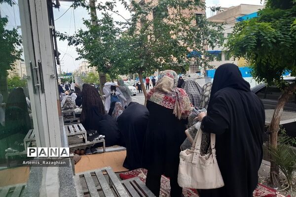 مراسم نماز عید بندگی در منطقه ۹